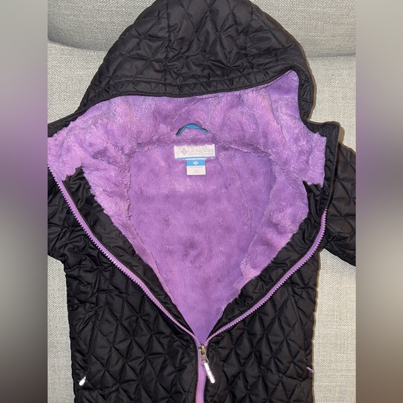 Quilted Fleece Lined Columbia Jacket - Picture 2 of 5
